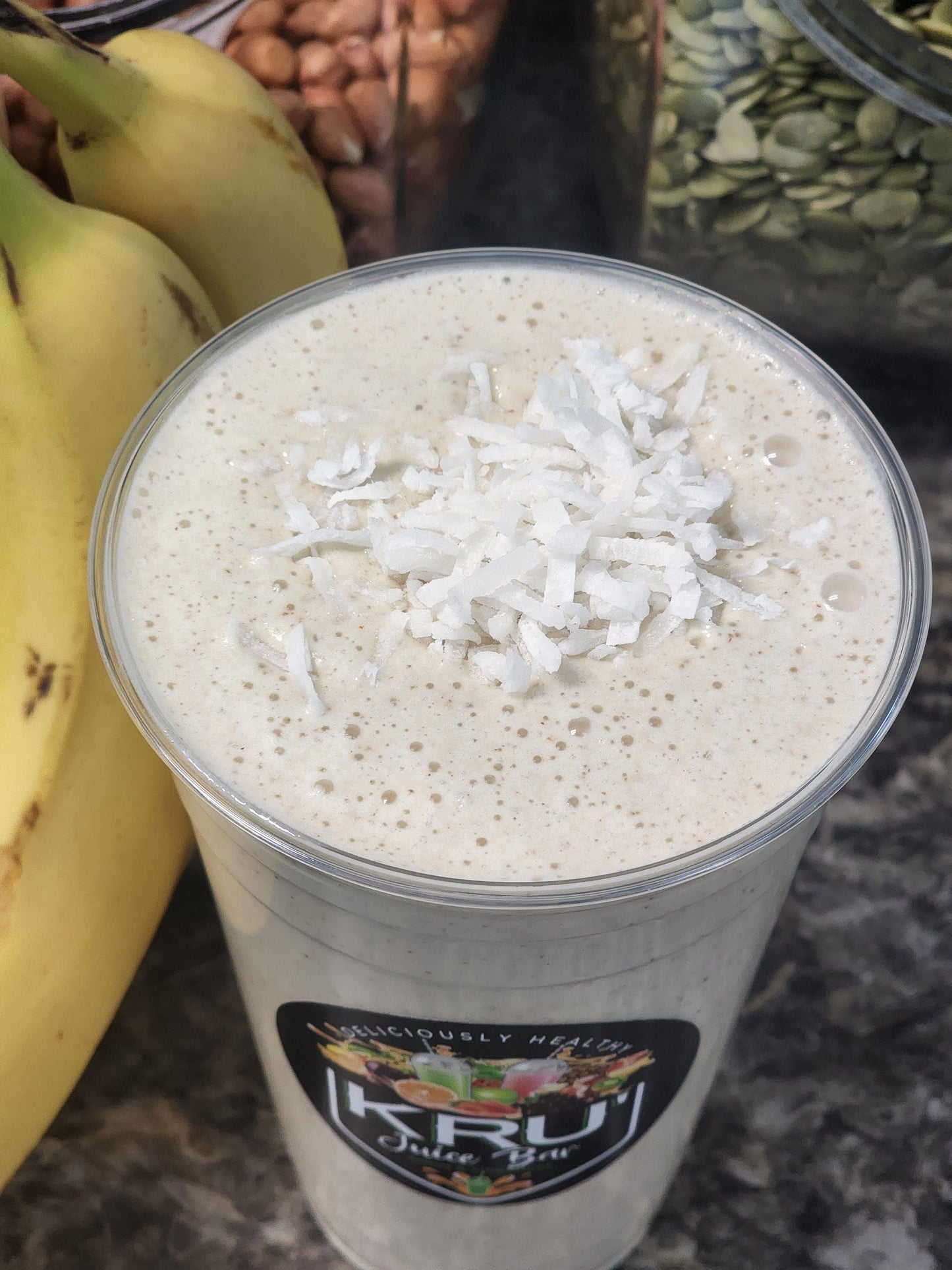 Banana Caramel Coconut Shake